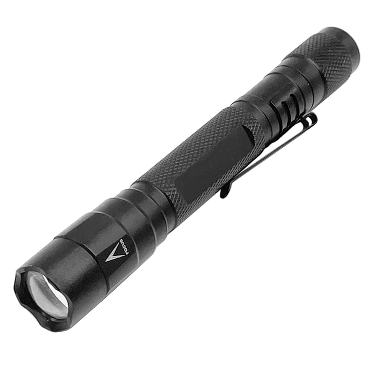 Pocket Clip Pen Aluminum Mini LED Flashlight 